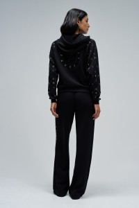 VESTE  CAPUCHE AVEC FERMETURE CLAIR