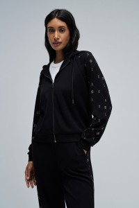 VESTE  CAPUCHE AVEC FERMETURE CLAIR