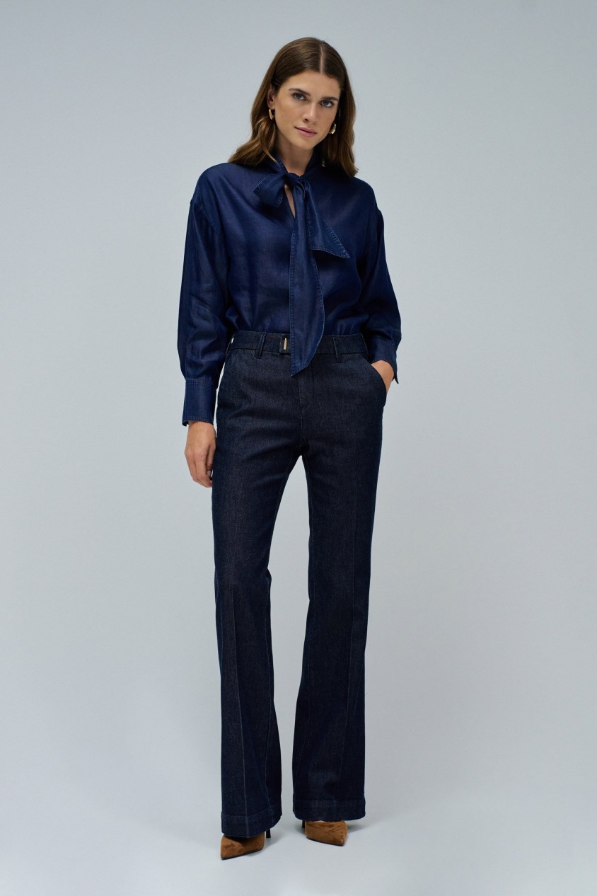 BLOUSE EN LIGHTDENIM