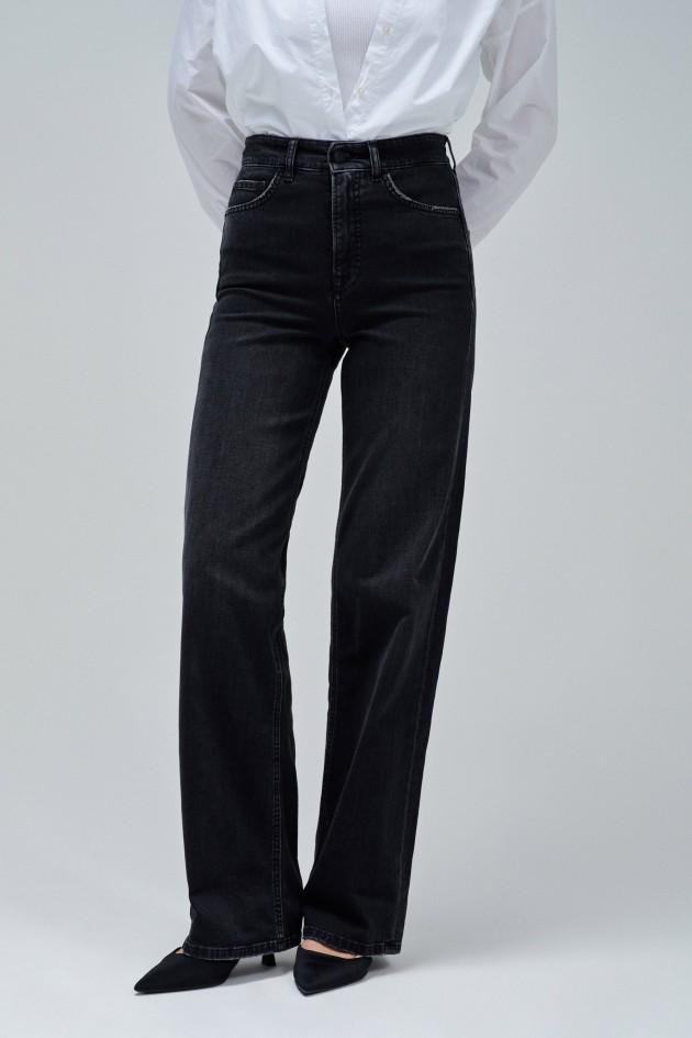 FAITH PUSH IN WIDE JEANS