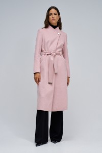 GRACE LONGWOOLLEN COAT WITH BELT