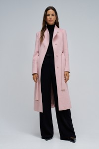 GRACE LONGWOOLLEN COAT WITH BELT