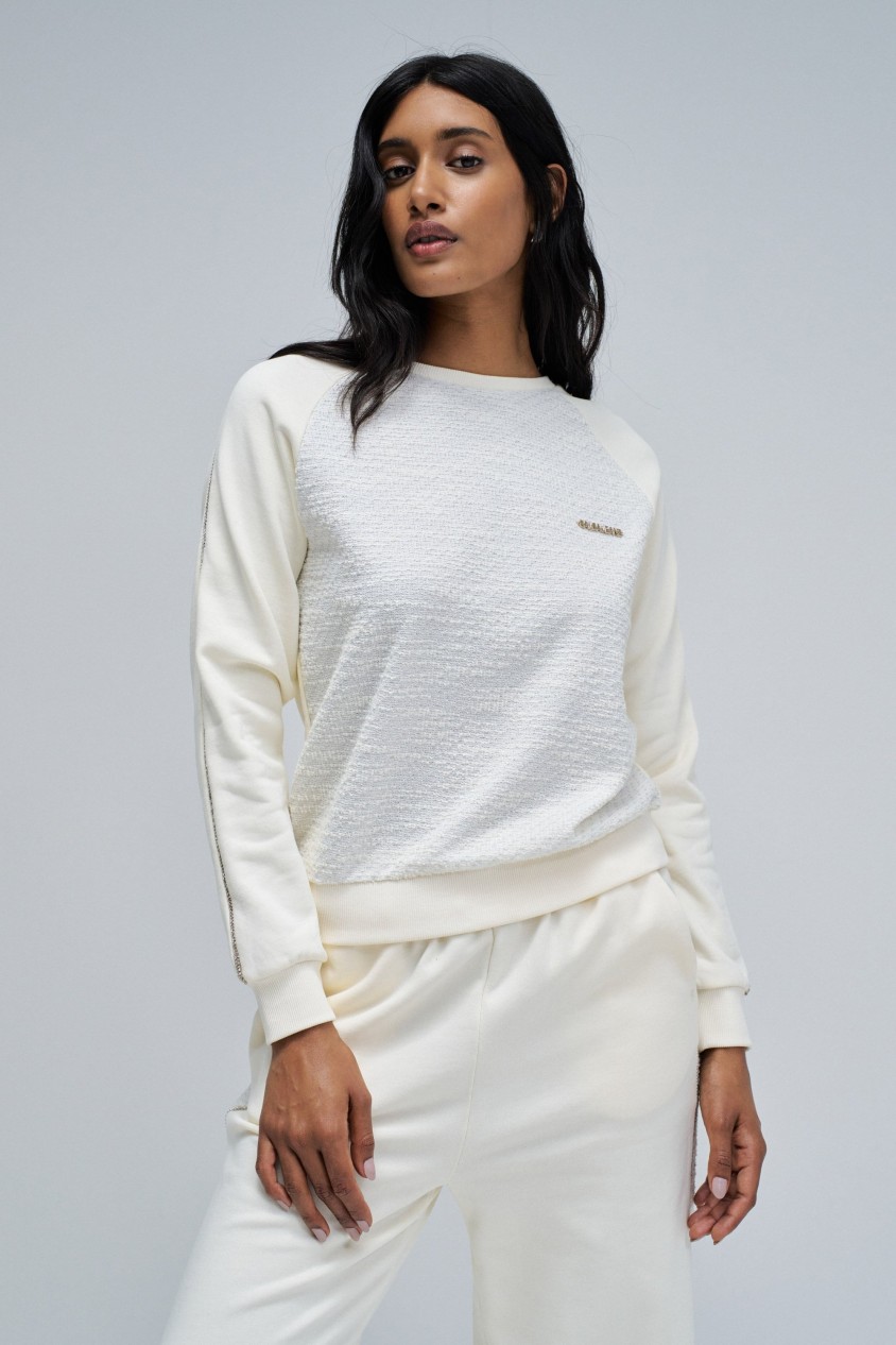 SWEATSHIRT IN TWEED