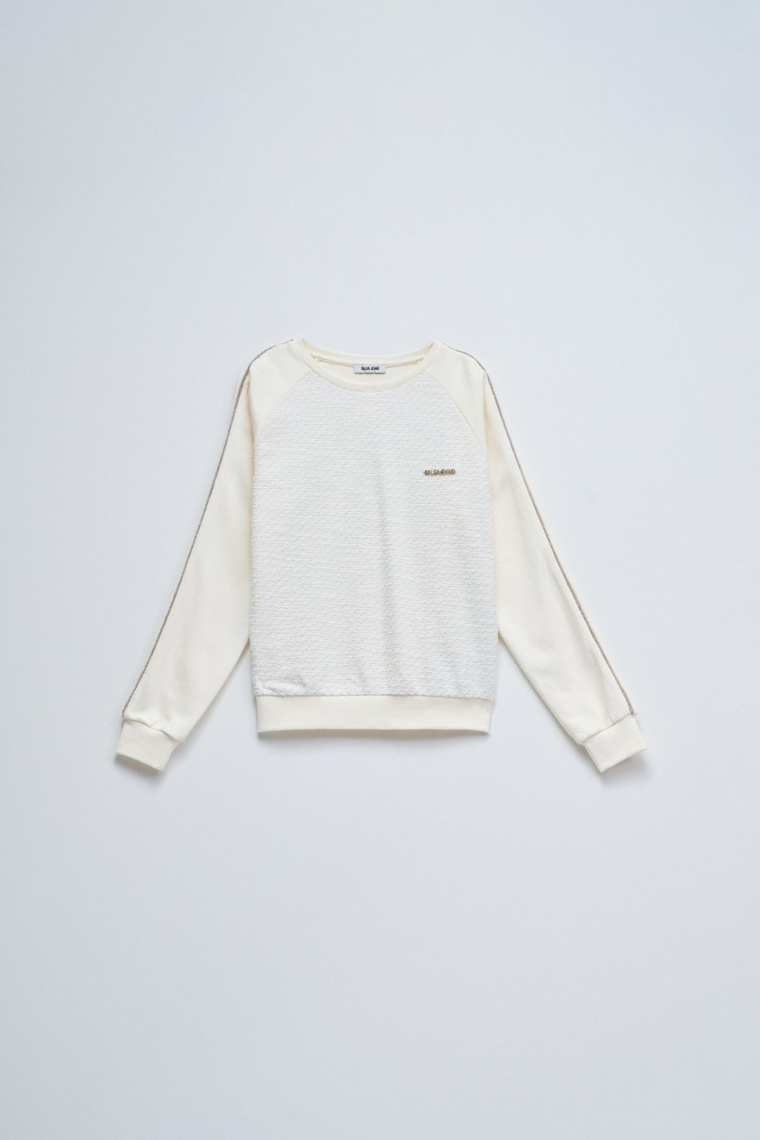 SWEAT À CARREAUX