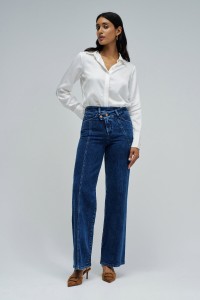 FAITH PUSH IN WIDE JEANS