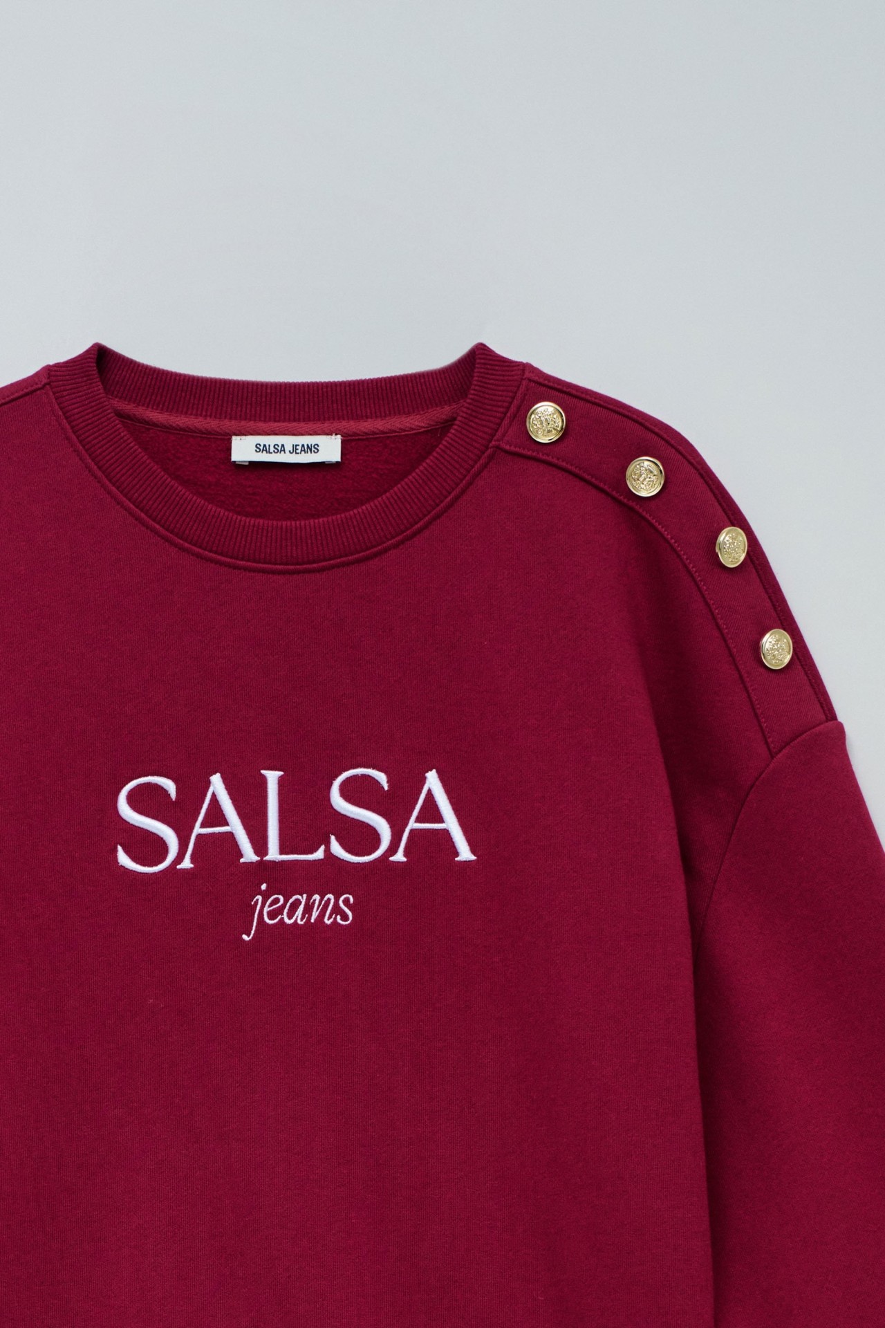 CAMISOLA DE FELPA COM BRANDING