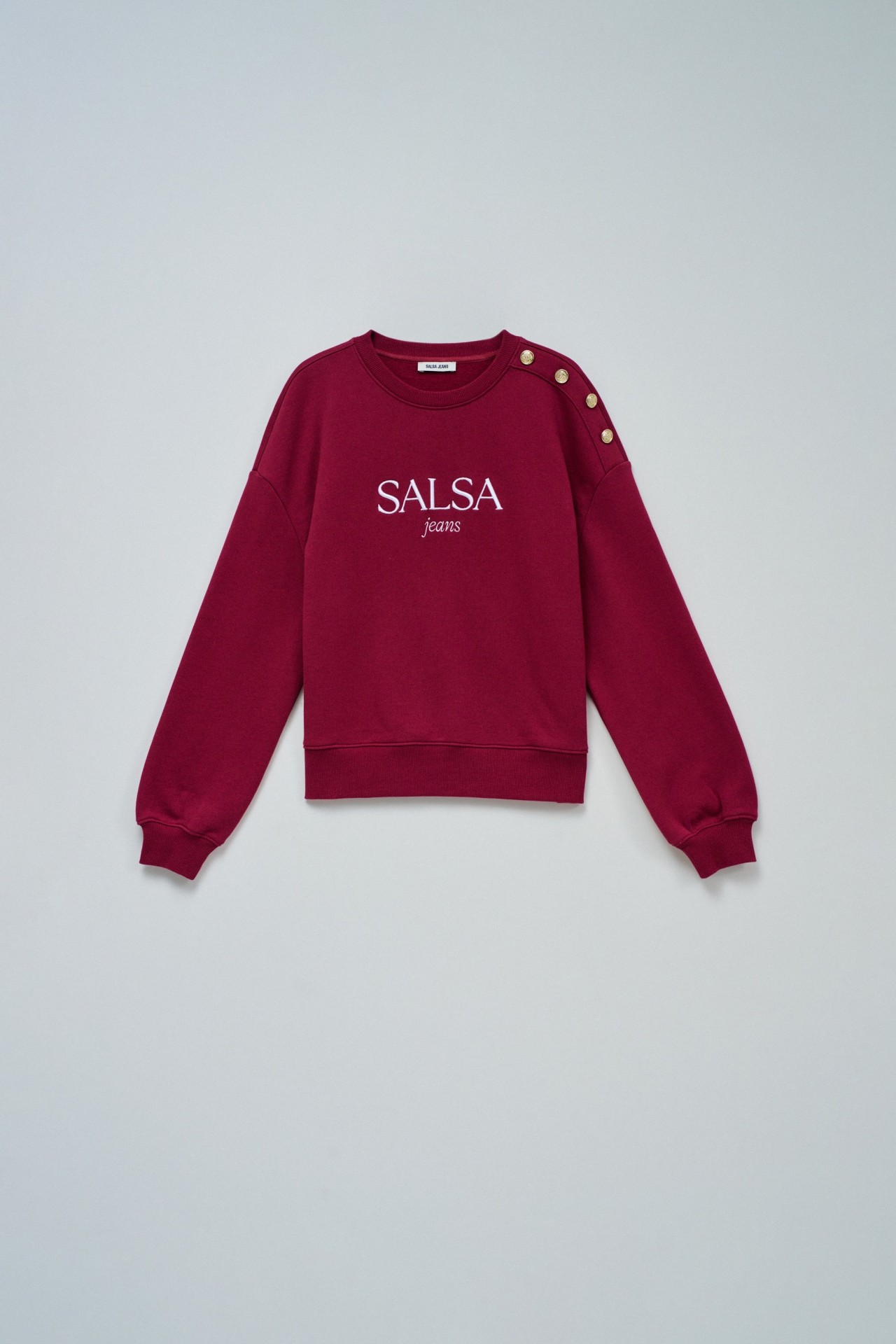 CAMISOLA DE FELPA COM BRANDING