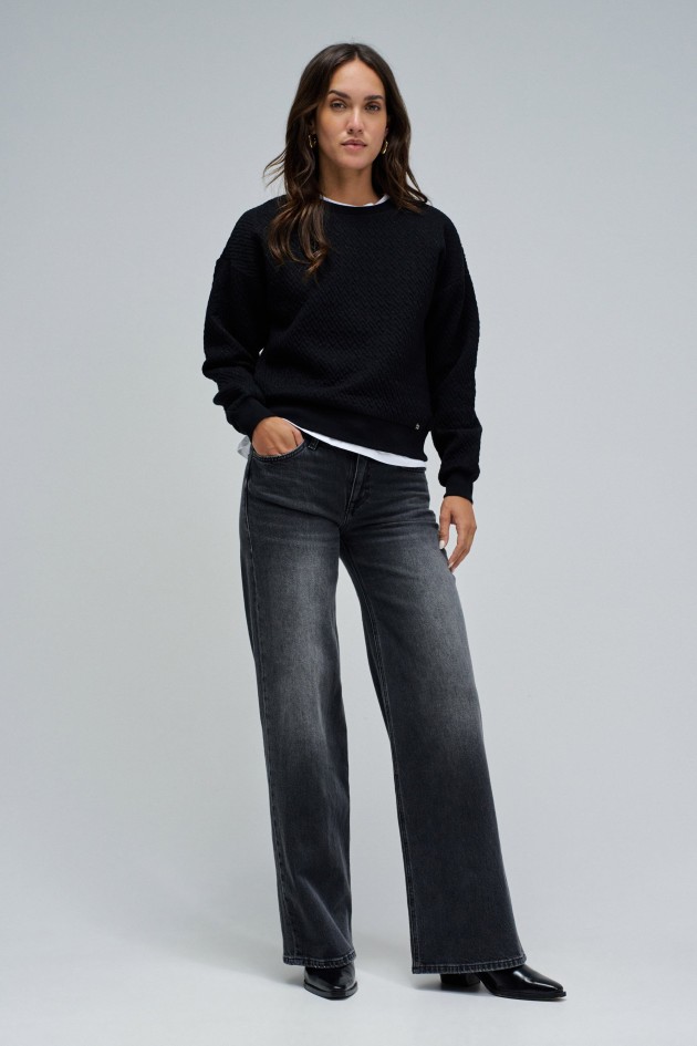 SWEATSHIRT MIT JACQUARD