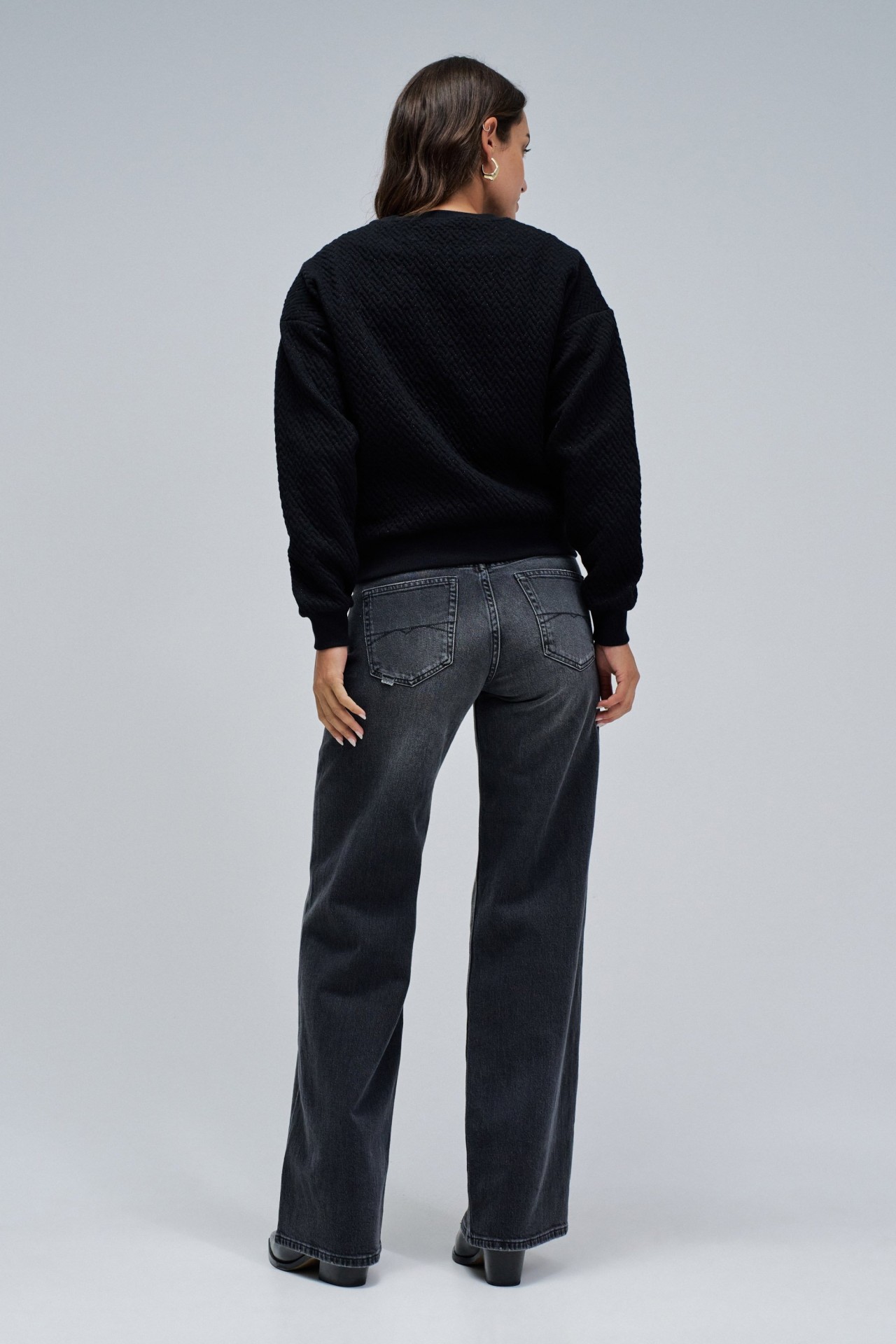 SWEATSHIRT COM JACQUARD