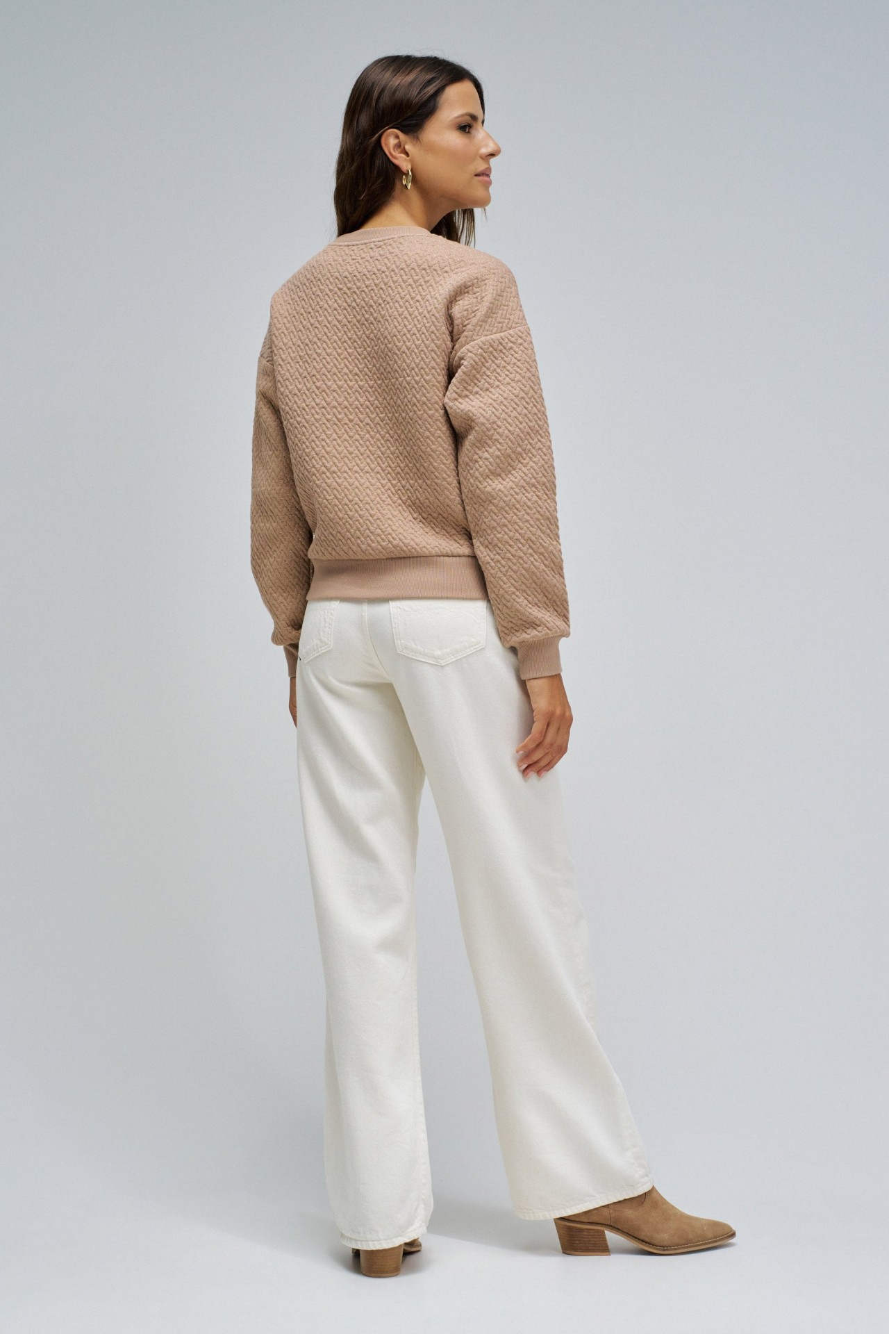 SWEATSHIRT COM JACQUARD