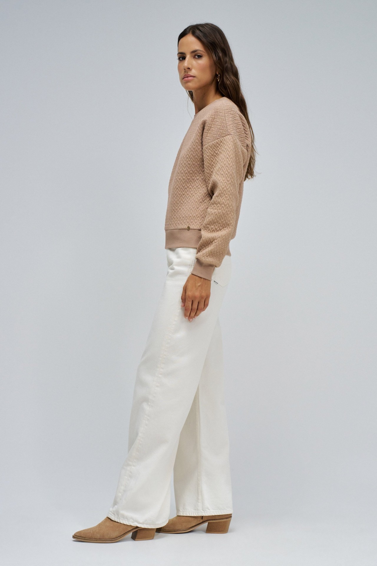 SWEATSHIRT COM JACQUARD