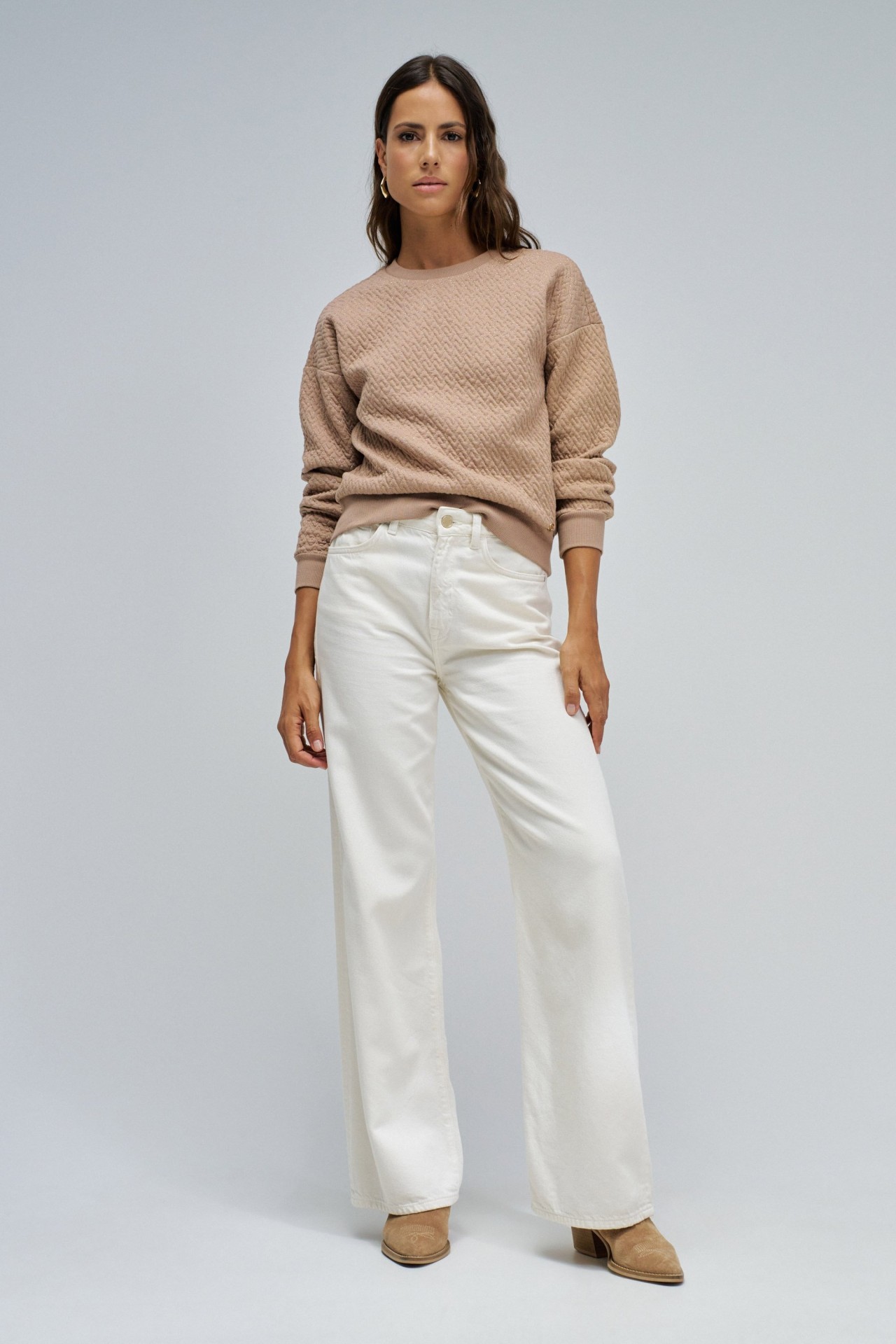 SWEATSHIRT COM JACQUARD