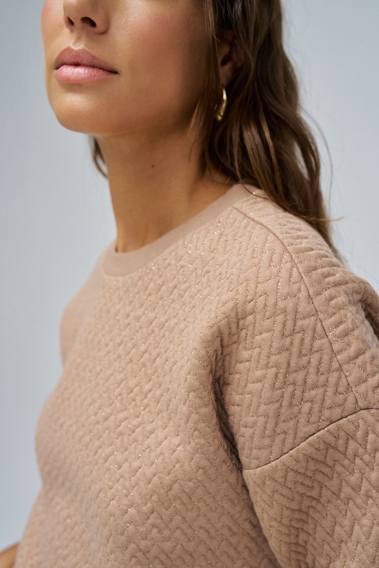 SWEATSHIRT COM JACQUARD