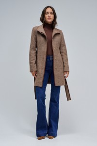 WOOL GRACE SHORT COAT STAR CLUB