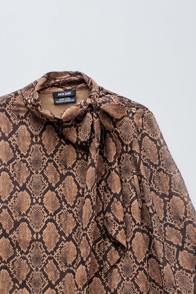 TIERDRUCK STERN CLUB BLUSE