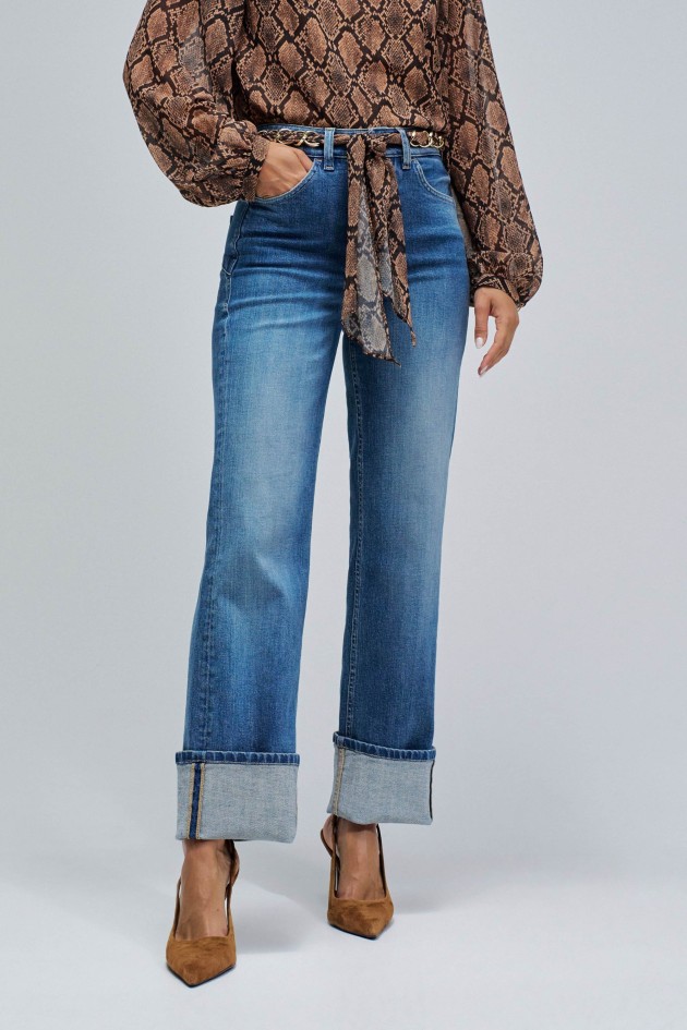 FAITH PUSH IN STRAIGHT STAR CLUB JEANS