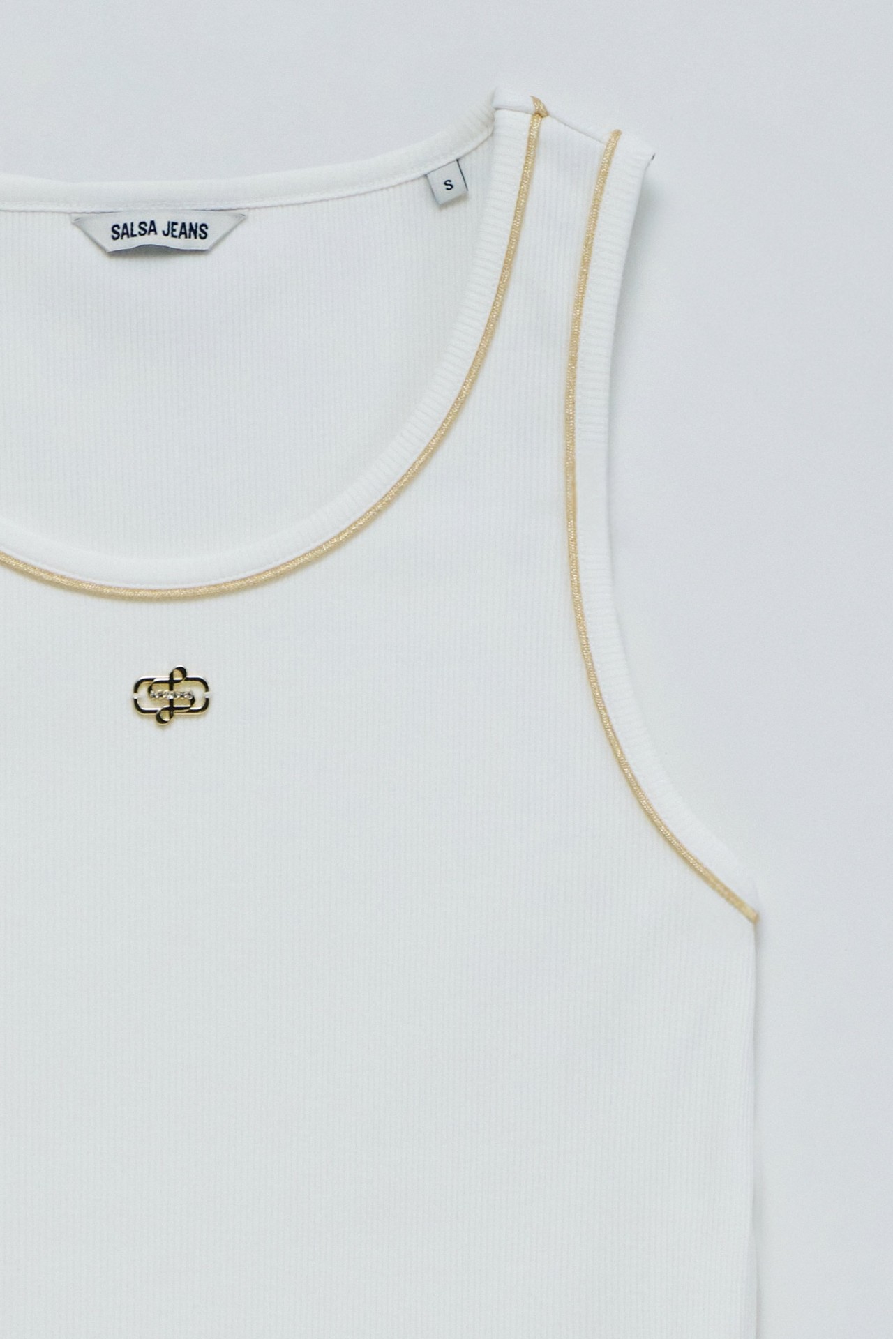 TOP BSICO CON HILOS LUREX