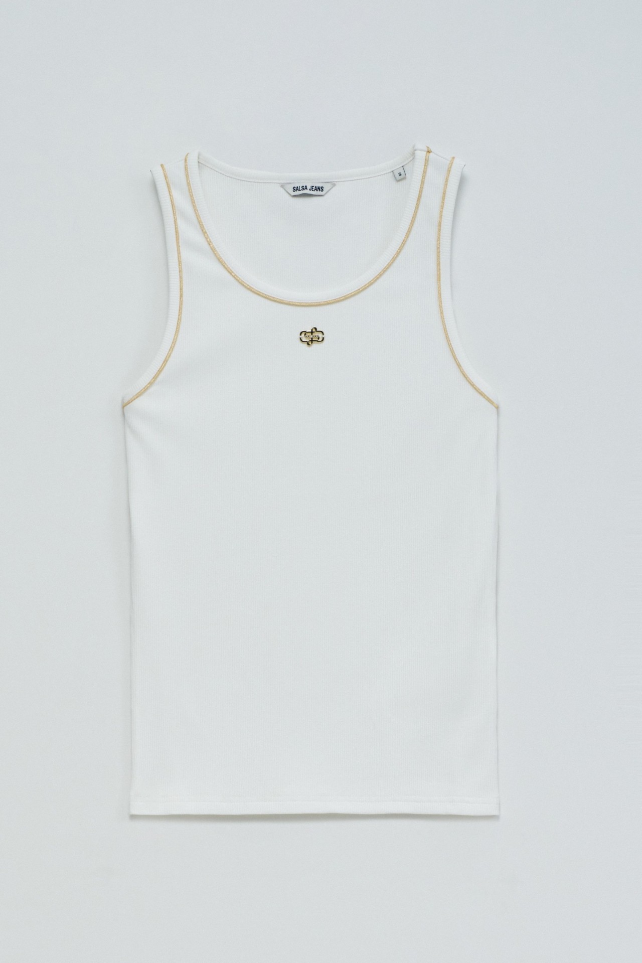 TOP BSICO CON HILOS LUREX