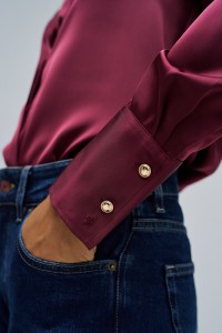 CHEMISE EN SATIN