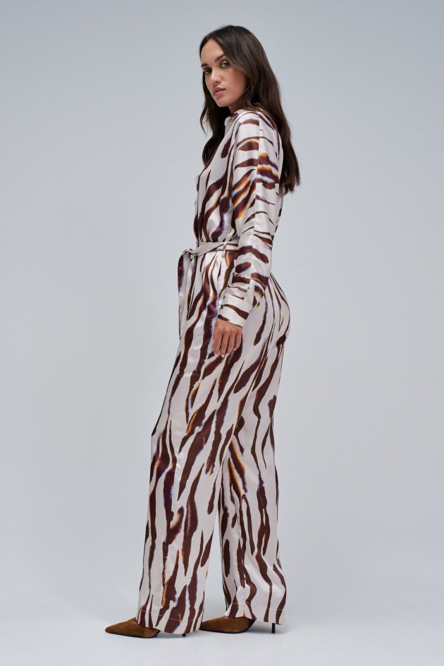 JUMPSUIT MIT TIERDRUCK