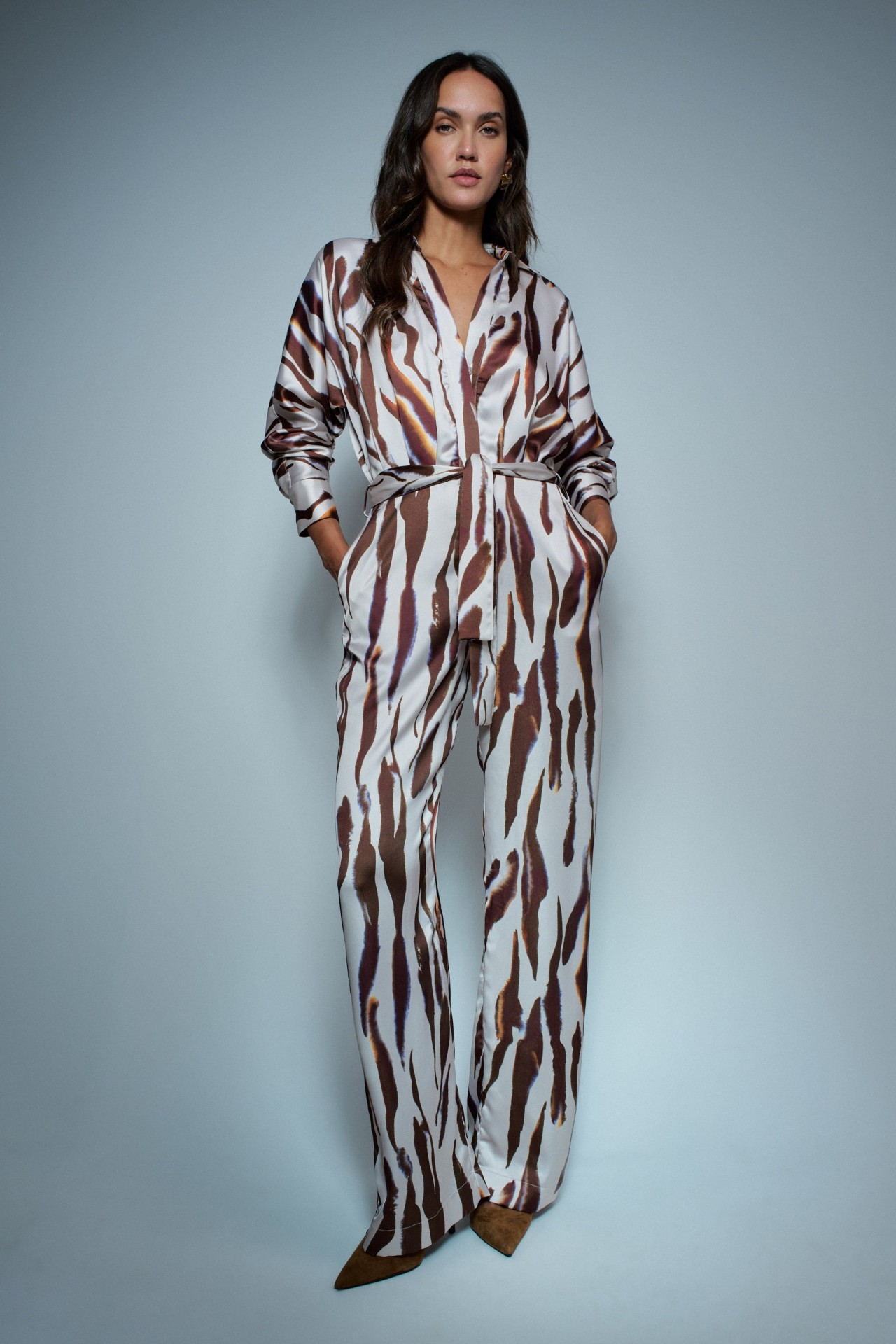 JUMPSUIT MIT TIERDRUCK