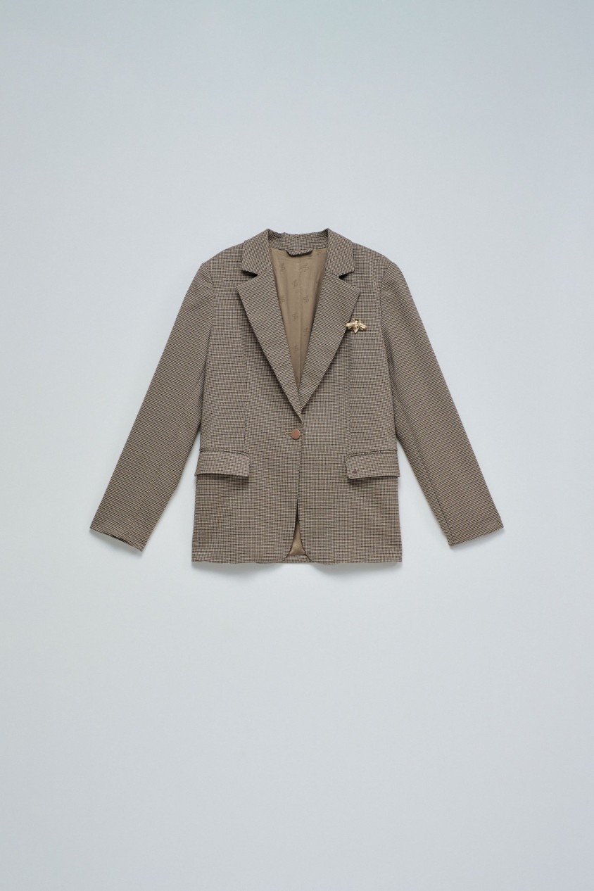 BLAZER MIT KARIERTEMUSTER
