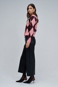 CARDIGAN WITH CHECK PATTERN
