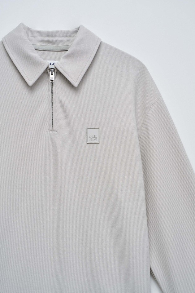 SWEATSHIRT WITH HALF ZIP