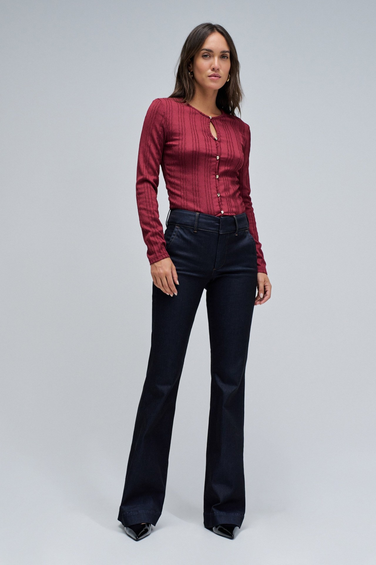 TEXTURIERTER PULLOVER