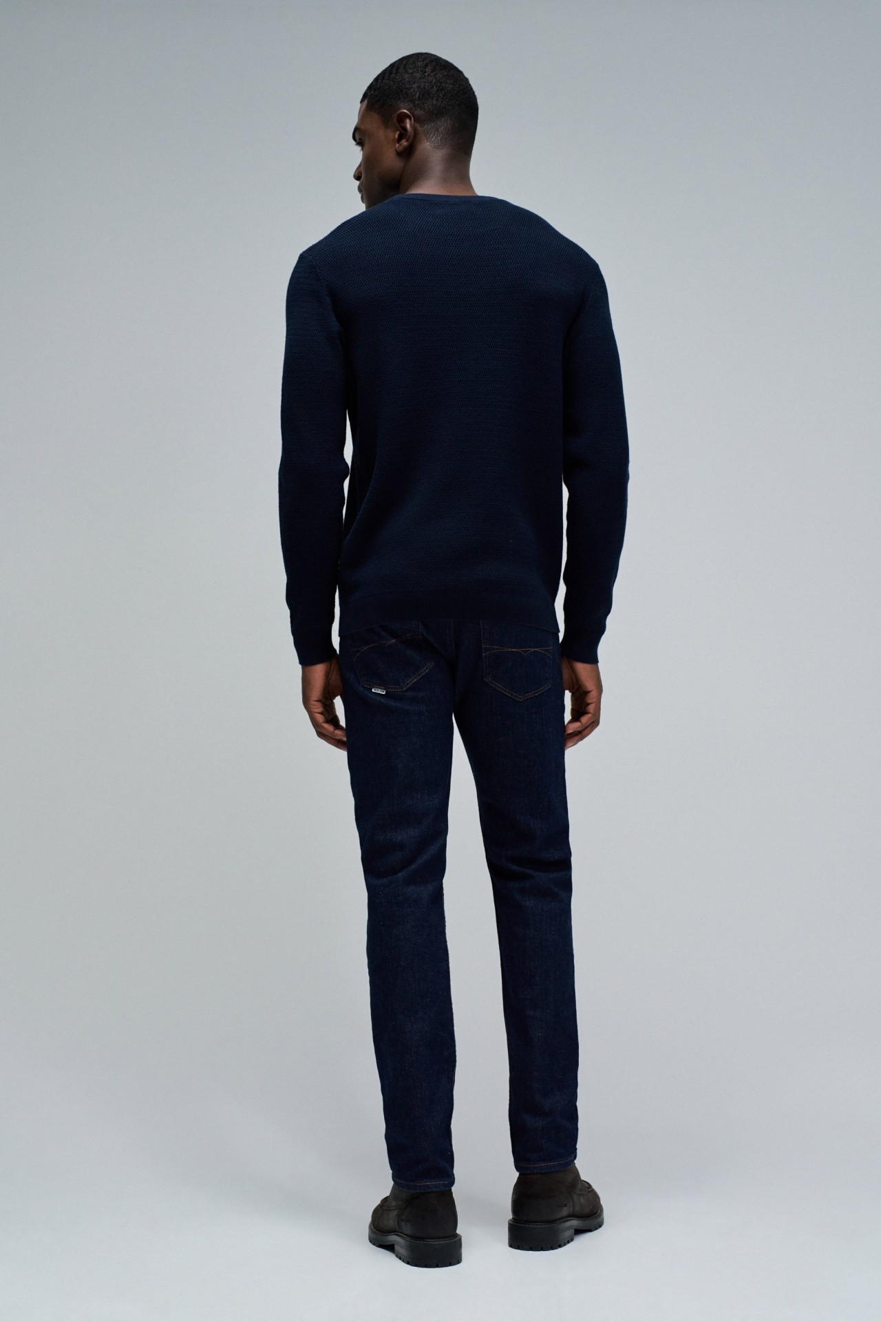 TEXTURED KNIT SWEATER