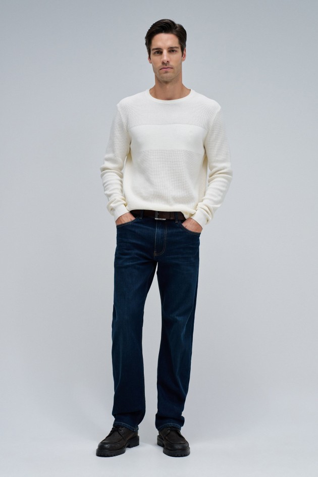 KNITTED SWEATER WITH TEXTURE