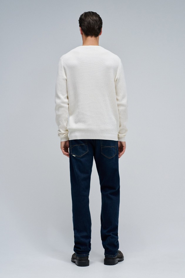 KNITTED SWEATER WITH TEXTURE