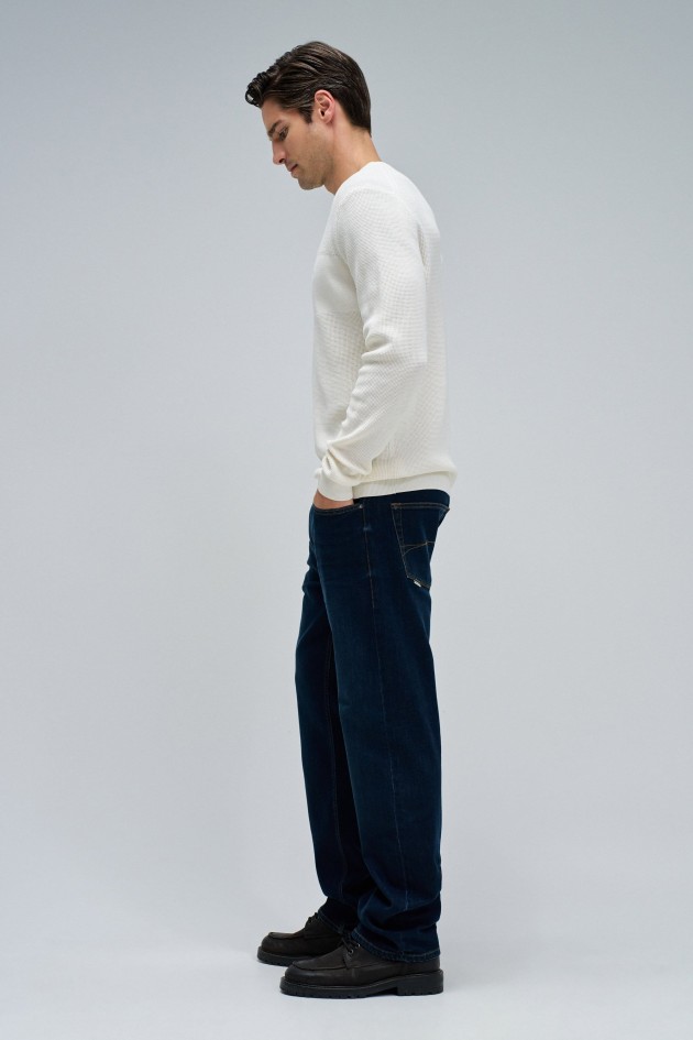 KNITTED SWEATER WITH TEXTURE