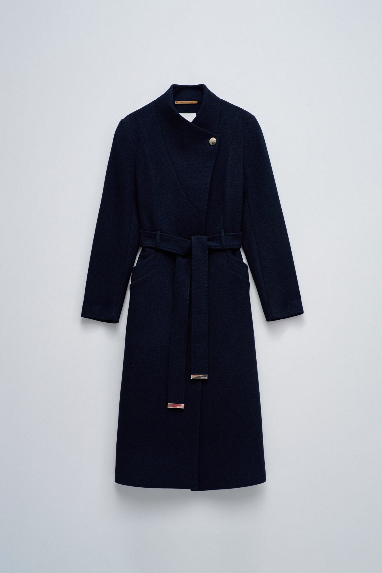 GRACE LONG WOOLLEN COAT WITH BELT