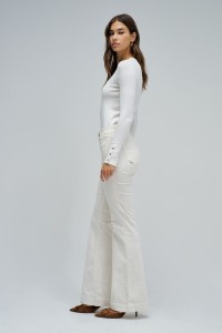 JEAN DESTINY PUSH UP FLARE EN VELOURS CTEL