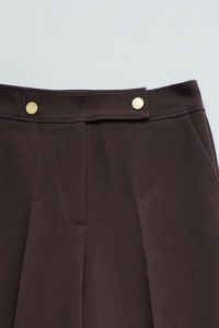 FABRIC TROUSERS WITH WIDE LEG