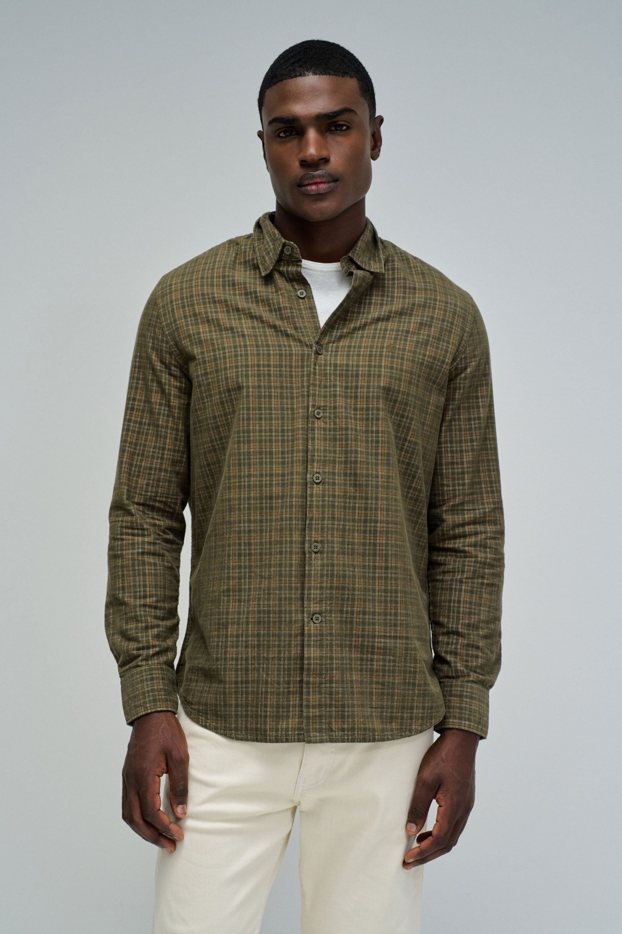 CAMISA DE BOMBAZINE XADREZ