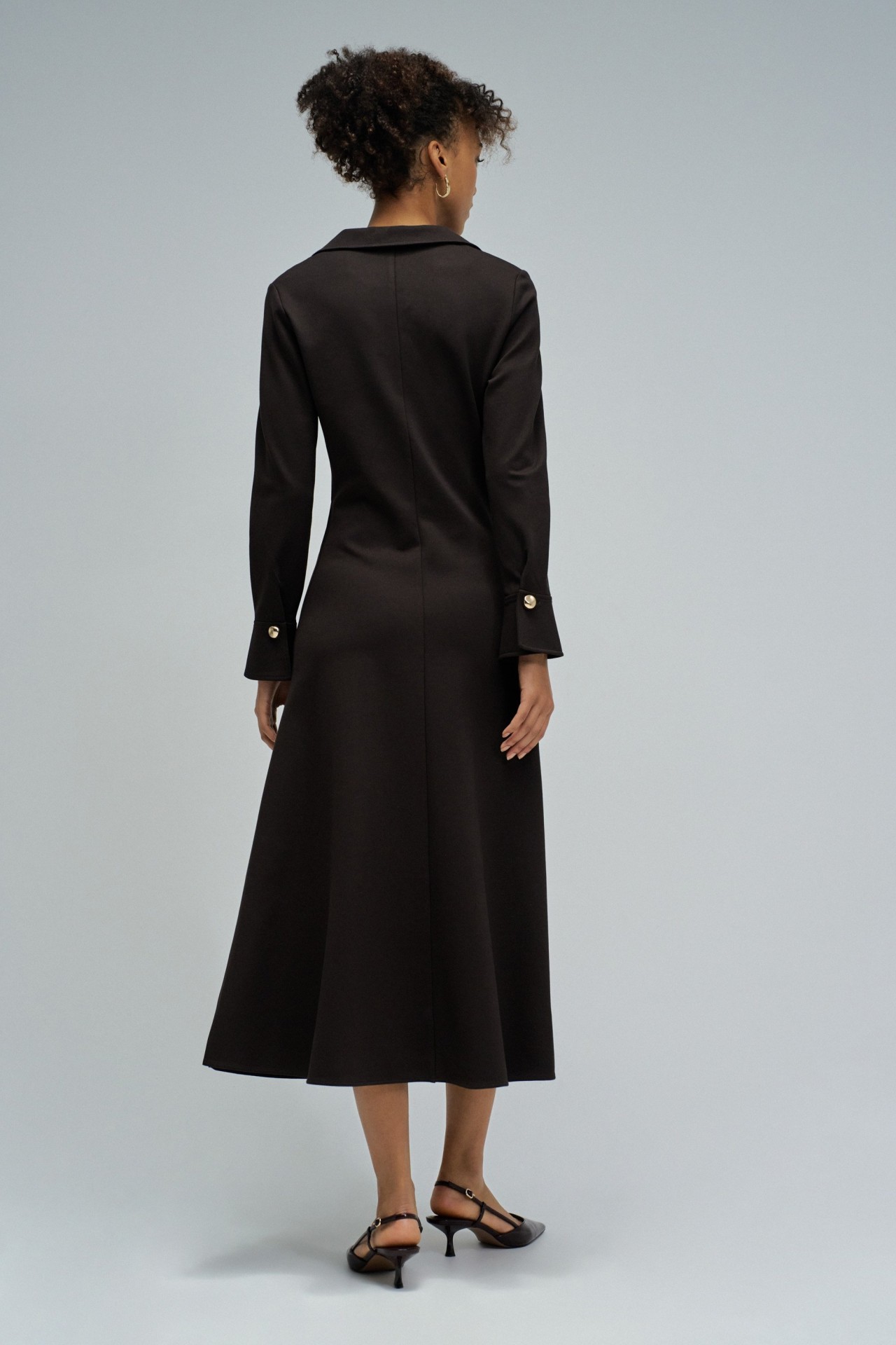 VESTIDO MIDI EM MALHA