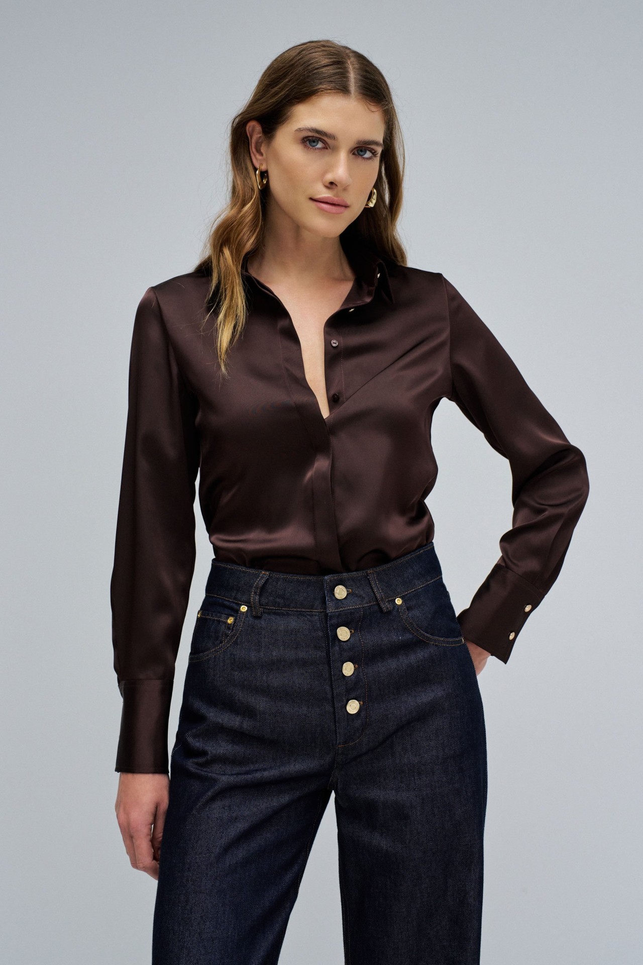 CAMISA ACETINADA