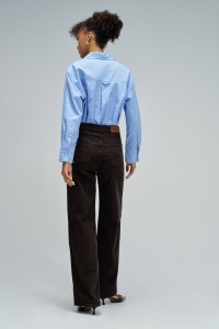 VAQUEROS WIDE LEG EN PANA