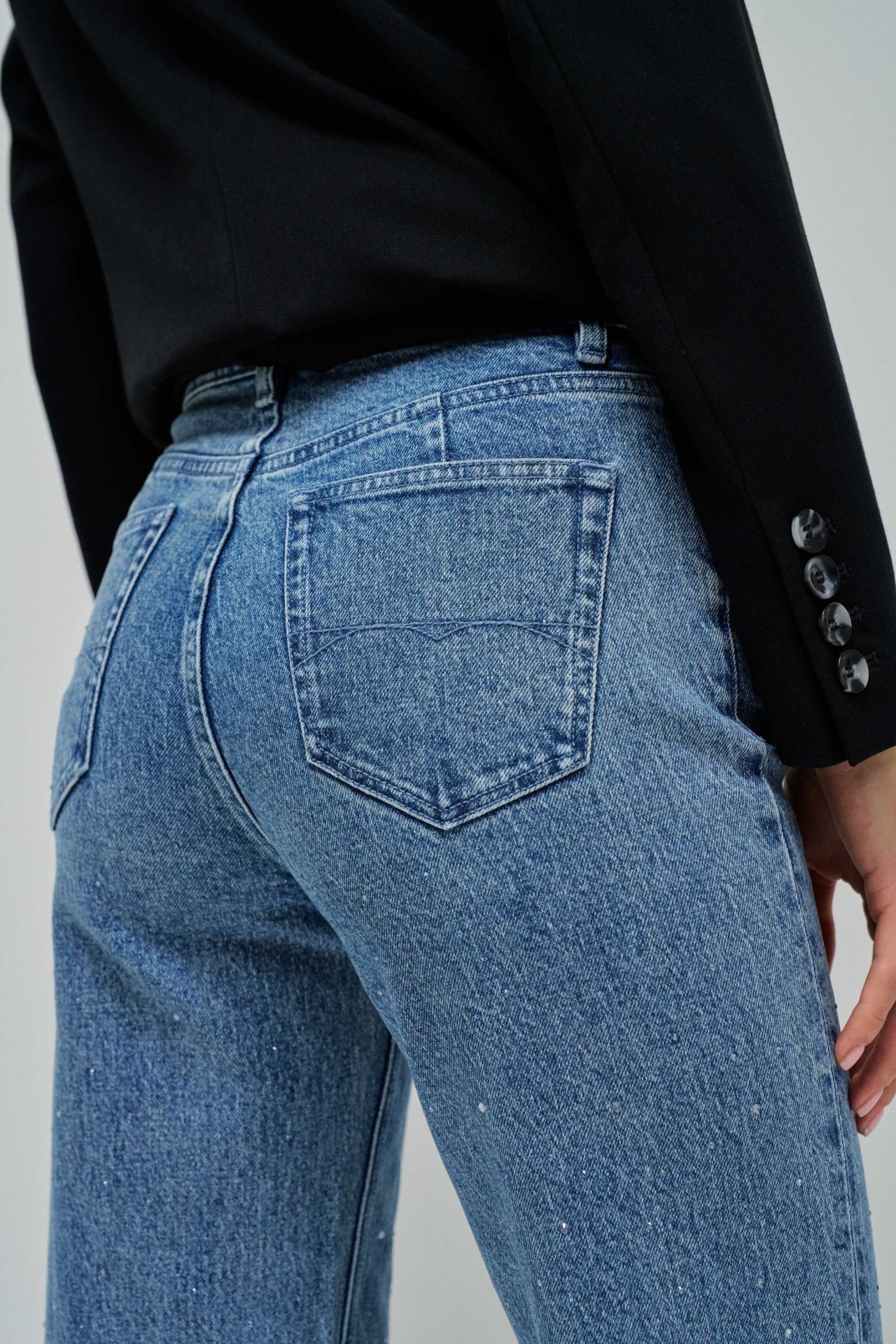 VAQUEROS TRUE STRAIGHT CON BRILLANTES