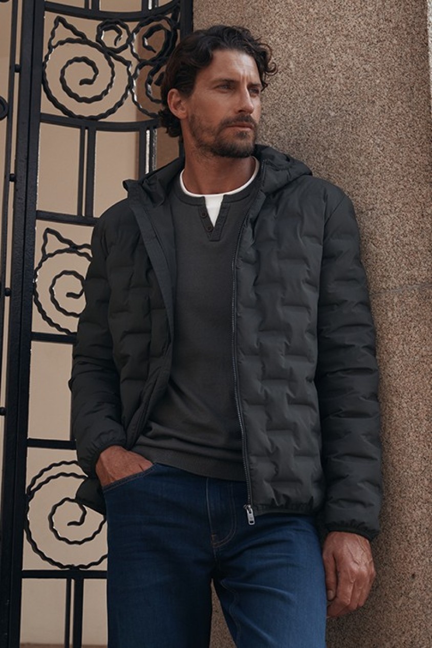 PUFFER COAT WITH POCKETS