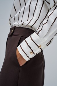 BLUSE MIT STREIFEN