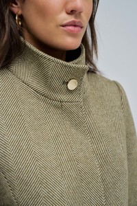 VESTON EN LAINE GRACE AVEC CEINTURE