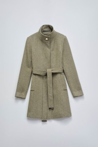 VESTON EN LAINE GRACE AVEC CEINTURE