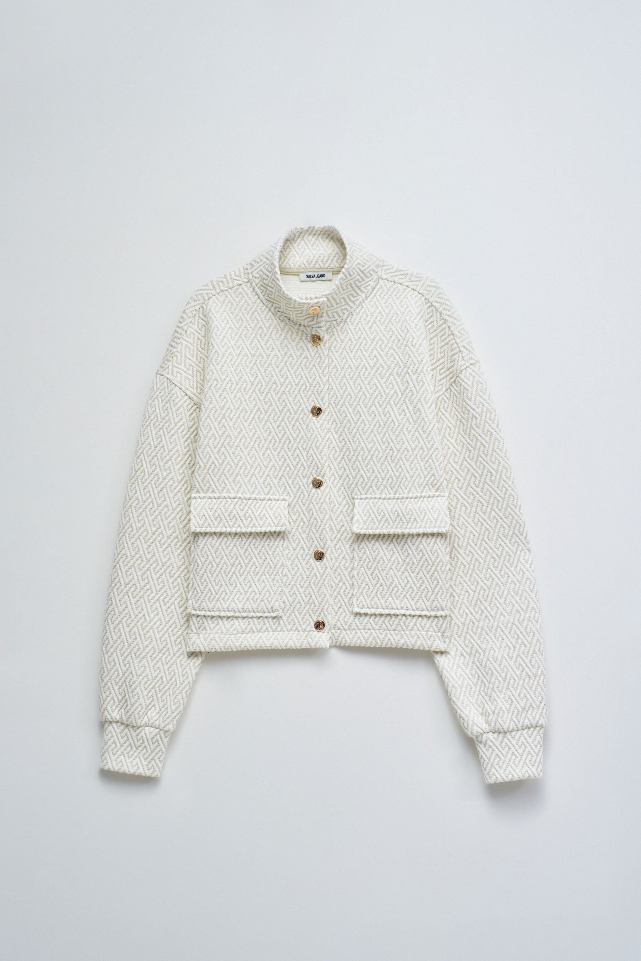 JACKET WITH JACQUARD