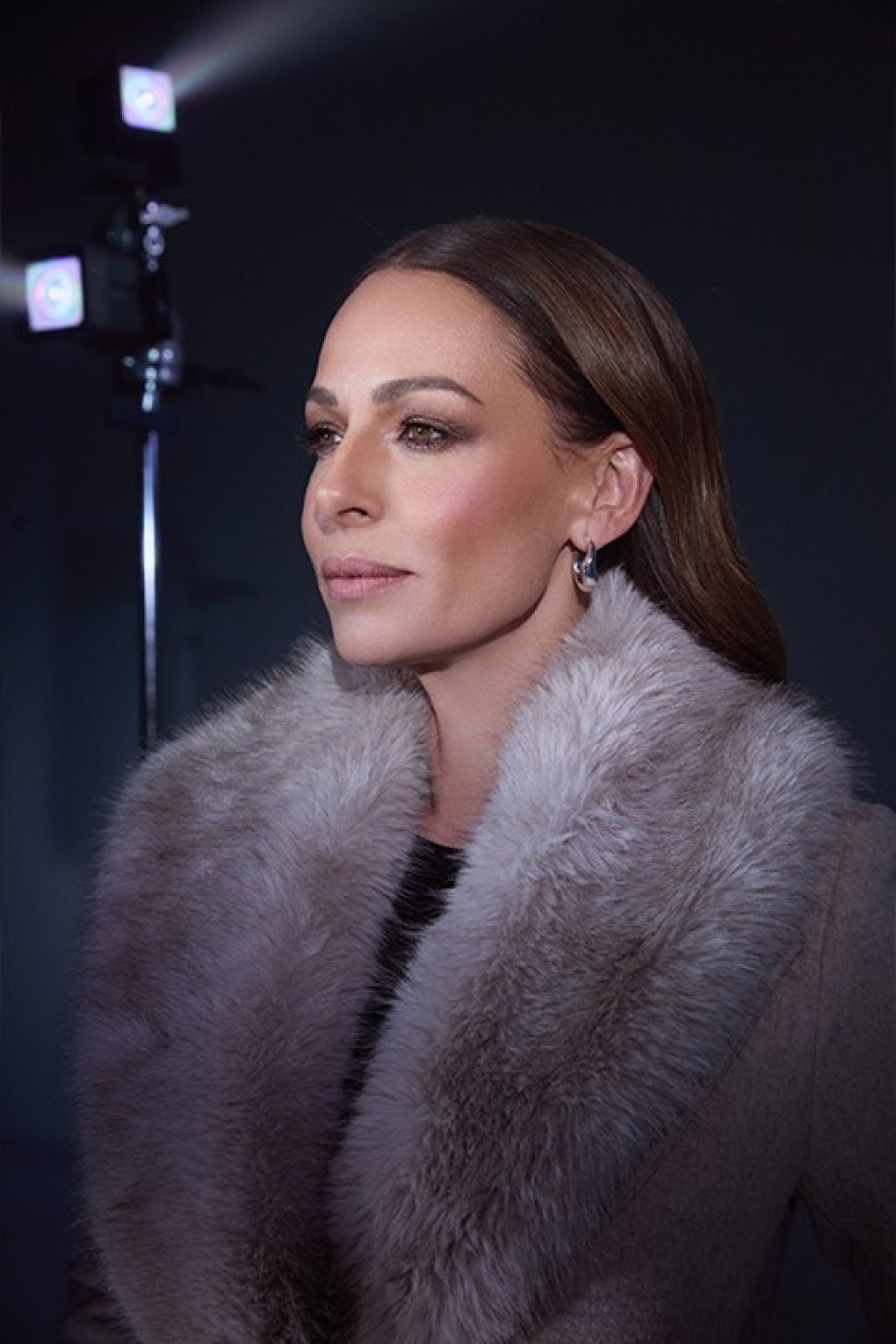 GRACE LONG WOOLLEN COAT WITH FUR