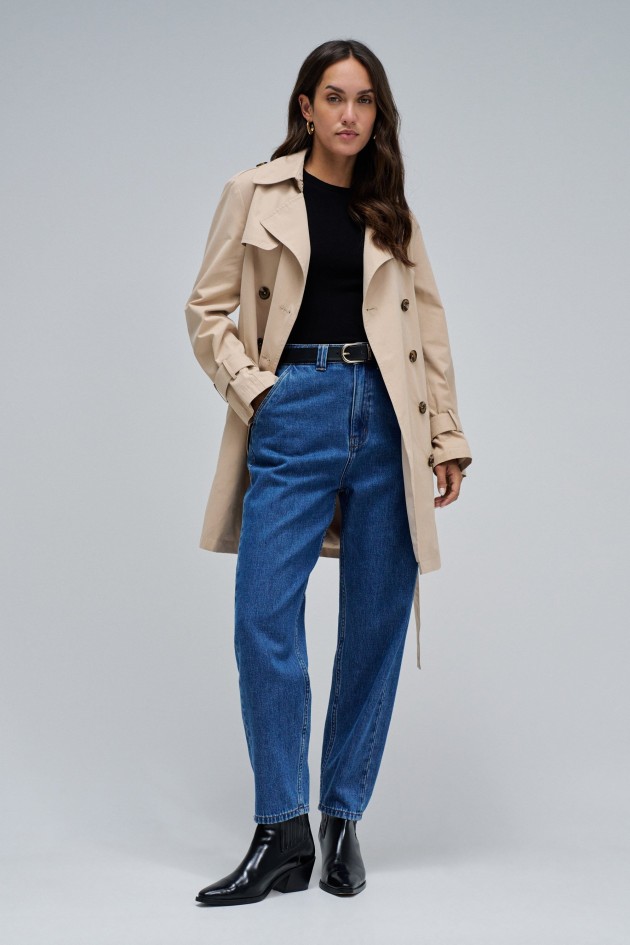 SLOUCHY CROPPED SLIM JEANS