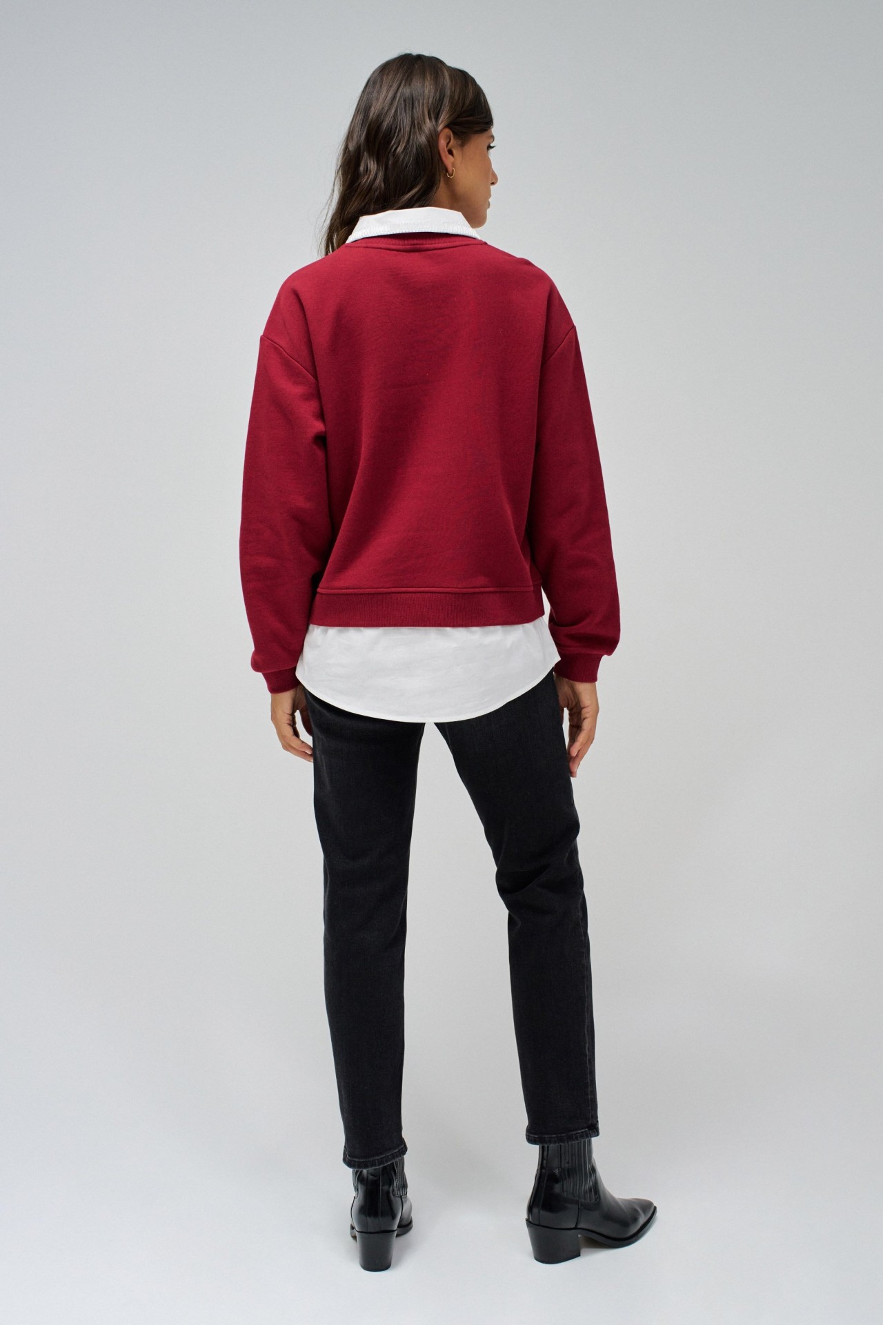 SLOUCHY CROPPED SLIM JEANS