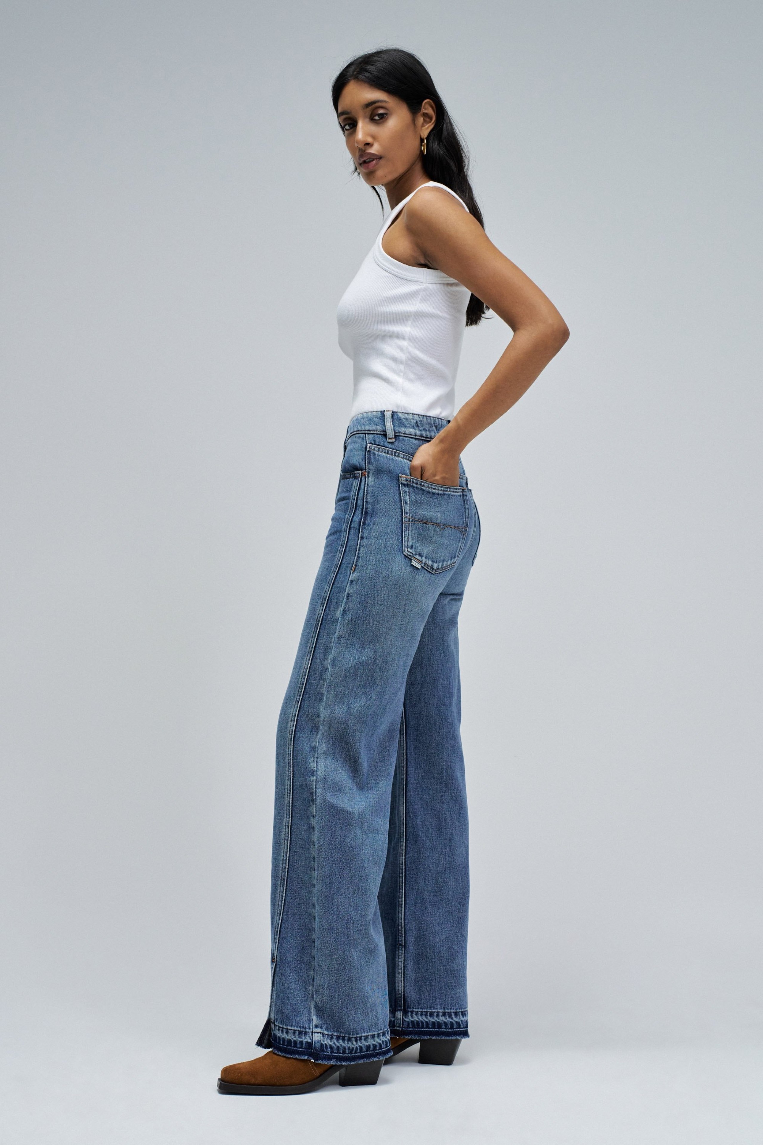 WIDE LEG JEANS